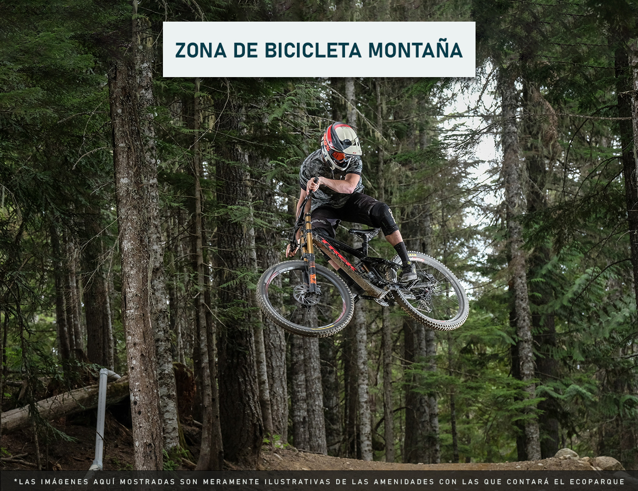 Amenidad Zona de Bicicleta de Montaña en Ecoparque Santa Clara Ecovillage