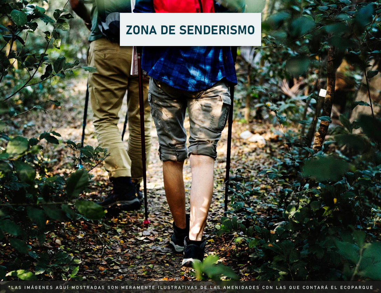 Amenidad Zona de Senderismo en Ecoparque Santa Clara Ecovillage